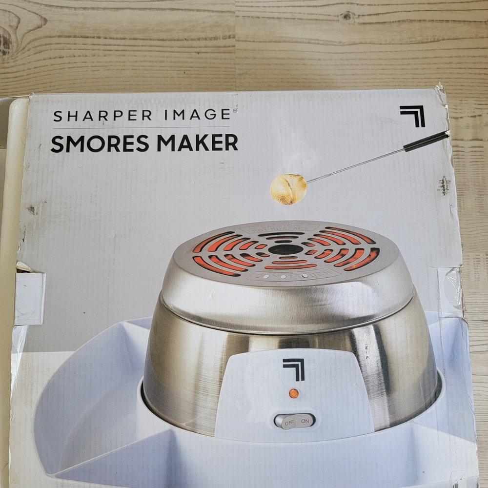 Sharper Image Stainless Steel 6 Piece S'mores Maker Like New